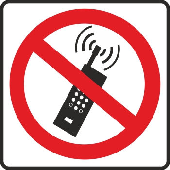 zákaz vstupu s mobilným telefónom